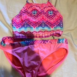 Pink two piece